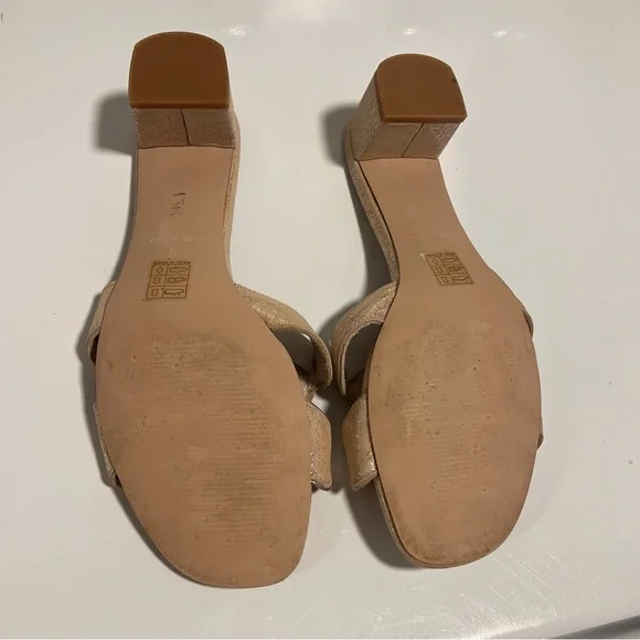 Koko + Palenki Classy Stylish Chic Lively Slide Sandals. Sz 9, Off White - Picture 7 of 8